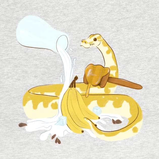 Cute Banana Python Smoothie by livelonganddraw